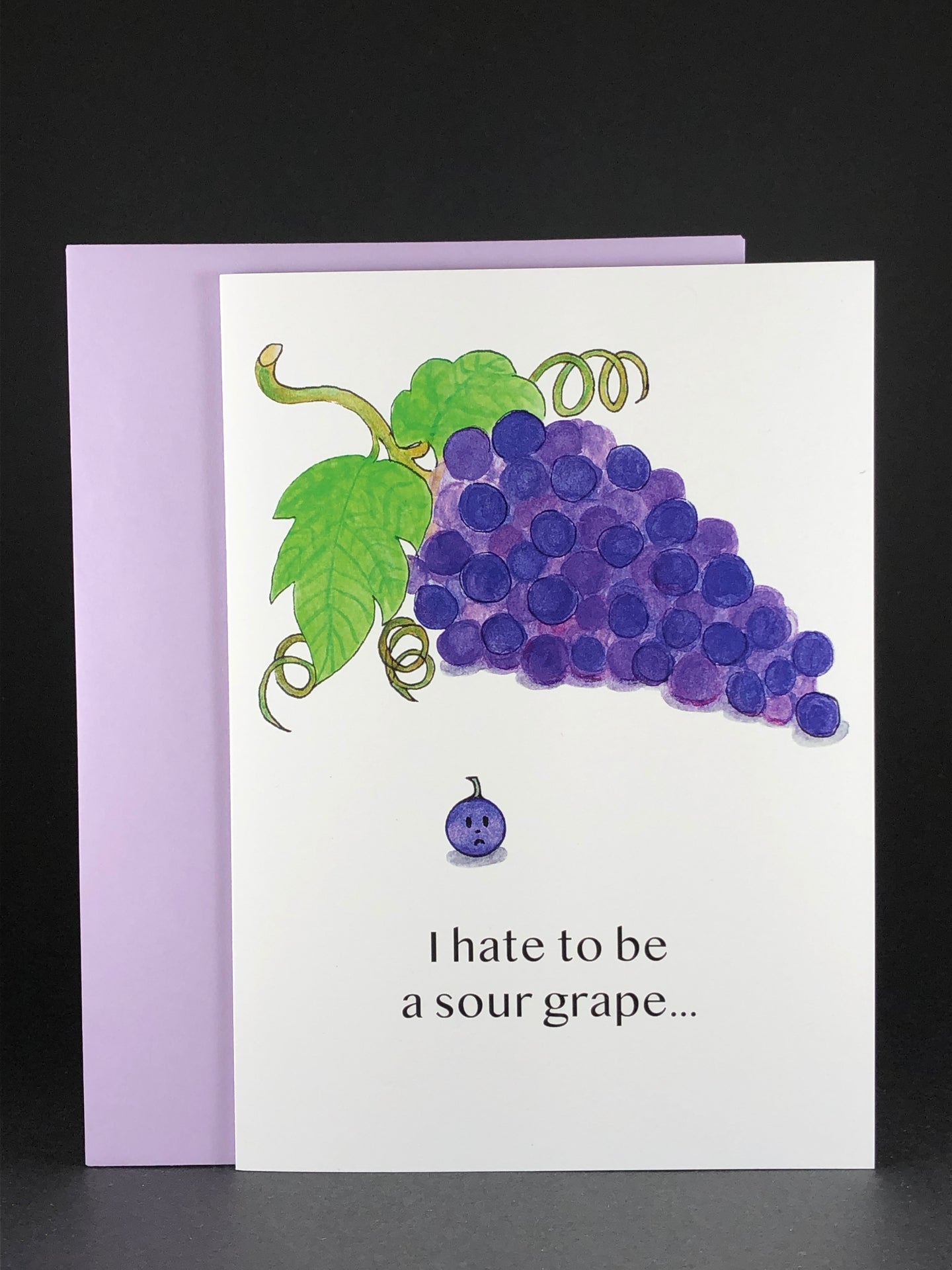 I hate to be a sour grape...